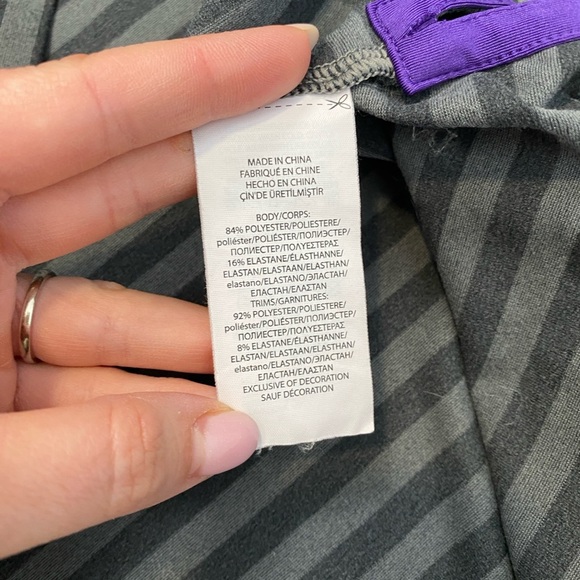 Ralph Lauren RLX Mens Medium M Grey Black Striped Wicking Performance Golf Polo - Picture 8 of 9